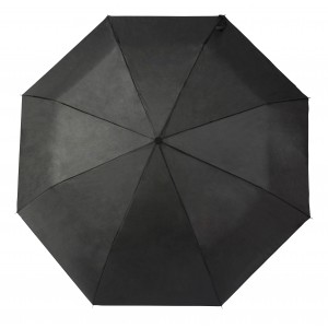 Taschenschirm aus Polyester Janelle, Schwarz