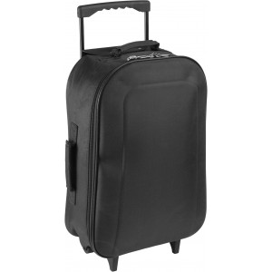 Trolley aus Polyester Jordana, Schwarz
