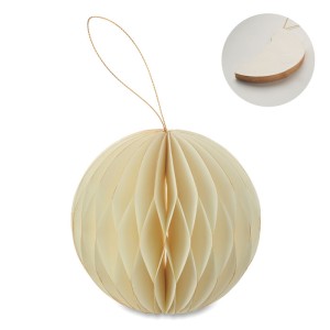 Foldable XMAS bauble hanger, Beige <font size=1>[ENG]</font>