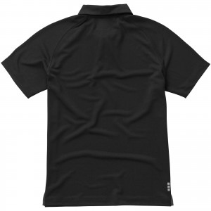 Ottawa short sleeve men's cool fit polo, solid black (Polo short, mixed fiber, synthetic)