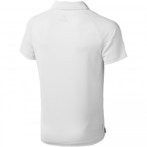 Ottawa short sleeve men's cool fit polo, White (Polo short, mixed fiber, synthetic)