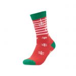 Pair of Christmas socks M, red (CX1503-05)