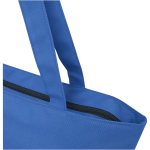 Panama GRS recycled zippered tote bag 20L, Royal blue (Shopping bags)