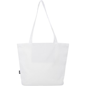 Panama GRS recycled zippered tote bag 20L, White (Shopping bags)