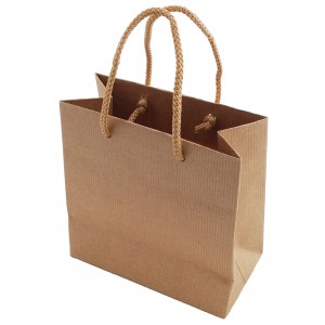 Paperbag, 15*15 cm, beige (Pouches, paper bags, carriers)
