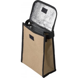 Paper cooler bag Stefan, brown (Cooler bags)