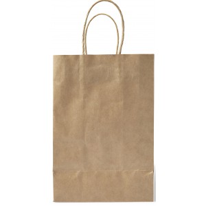 Tragetasche aus recycelten Papier Mehmet, Braun