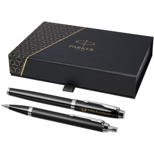 Parker IM ballpoint and fountain pen set, Grey (Pen sets)