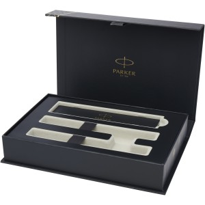 Parker IM ballpoint and fountain pen set, Grey (Pen sets)