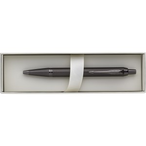 Parker IM Monochrome PVD ballpoint pen, gun metal (Metallic pen)