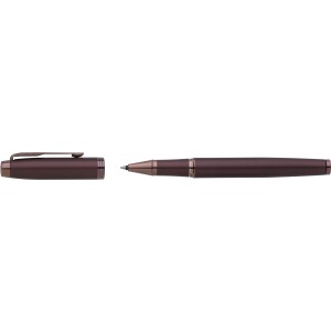 Parker IM Monochrome PVD rollerball, burgundy (Metallic pen)