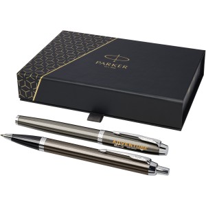 Parker IM rollerball and ballpoint pen set, Grey (Pen sets)