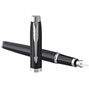 Parker IM rollerball and fountain pen set, Grey (Pen sets)