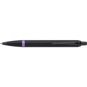 Parker IM Vibrant Rings PVD-Kugelschreiber, schwarz/violett