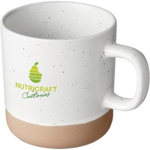 Pascal 360 ml ceramic mug, White (Mugs)