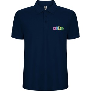 Pegaso Premium short sleeve kids polo, Navy Blue (Polo shirt, 90-100% cotton)