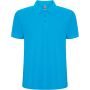 Pegaso Premium short sleeve kids polo, Turquois