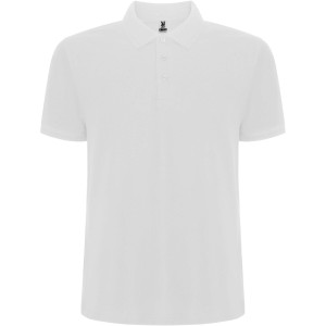 Pegaso Premium short sleeve kids polo, White (Polo shirt, 90-100% cotton)