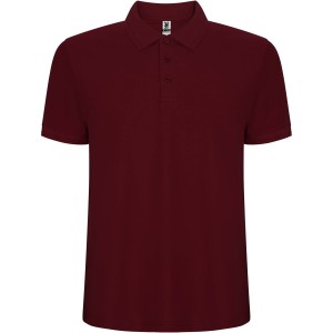 Pegaso Premium short sleeve men's polo, Garnet (Polo shirt, 90-100% cotton)