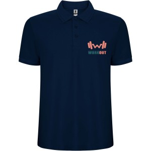 Pegaso Premium short sleeve men's polo, Navy Blue (Polo shirt, 90-100% cotton)