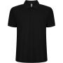 Pegaso Premium short sleeve men's polo, Solid black