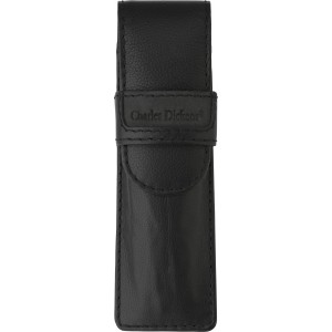 Charles Dickens? leather pen pouch Jemima, black (Pen cases)