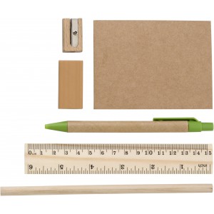 Nonwoven (80 gr/m2) pencil case Bilal, khaki (Pen cases)