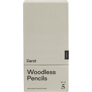 Karst(r) 5-pack 2B woodless graphite pencils, Grey (Pencils)
