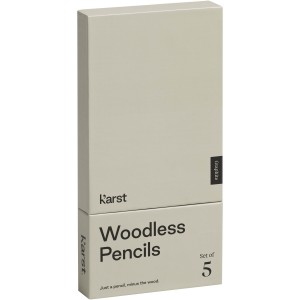 Karst(r) 5-pack 2B woodless graphite pencils, Grey (Pencils)