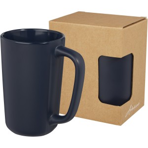 Perk 480 ml ceramic mug, Navy (Mugs)