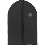 PEVA garment bag with a zipper, black (6449-01)