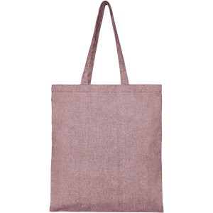 Pheebs 150 g/m2 recycled cotton tote bag, Maroon (cotton bag)