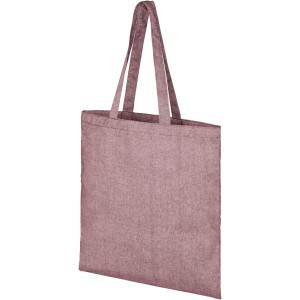 Pheebs 150 g/m2 recycled cotton tote bag, Maroon (cotton bag)