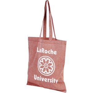 Pheebs 150 g/m2 recycled cotton tote bag, Red (cotton bag)