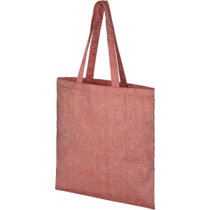 Pheebs 150 g/m2 recycled cotton tote bag, Red (cotton bag)