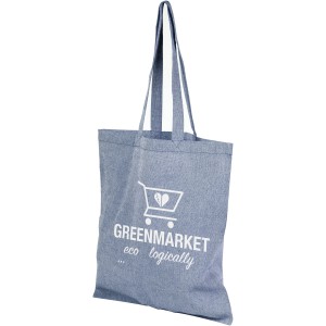 Pheebs 150 g/m2 recycled cotton tote bag, Royal blue (cotton bag)