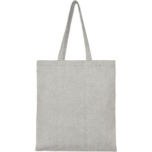 Pheebs 150 g/m2 recycled tote bag 7L, Heather grey, Natural (cotton bag)