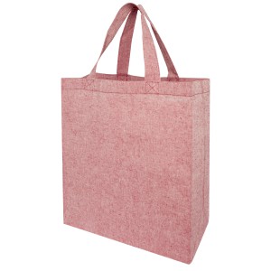 Pheebs 150 g/m2 recycled tote bag, Heather red (cotton bag)