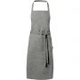 Pheebs 200 g/m2 recycled cotton apron, Heather black