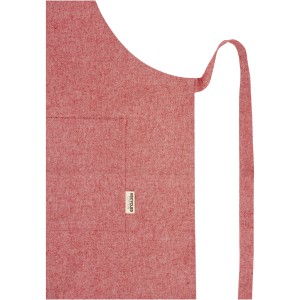 Pheebs 200 g/m2 recycled cotton apron, Heather red (Apron)