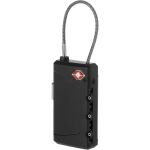 Phoenix TSA-compliant luggage tag and lock, solid black (11960400)