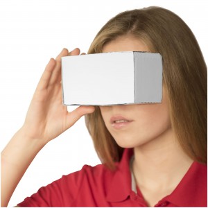 Veracity cardboard virtual reality glasses, White (Photo accessories)