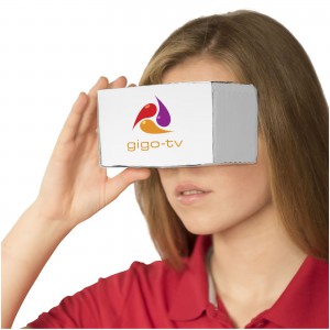 Veracity cardboard virtual reality glasses, White (Photo accessories)