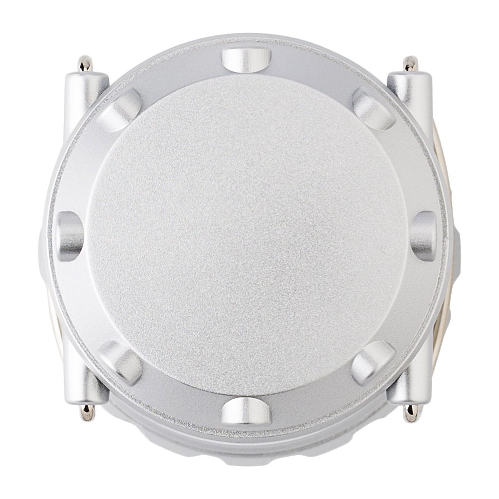 COB-Campinglampe aus ABS-Kunststoff Jordan, Silber (Picknick, Camping, Grillen)