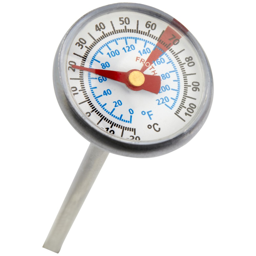 Met Grill-Thermometer, silber (Picknick, Camping, Grillen)