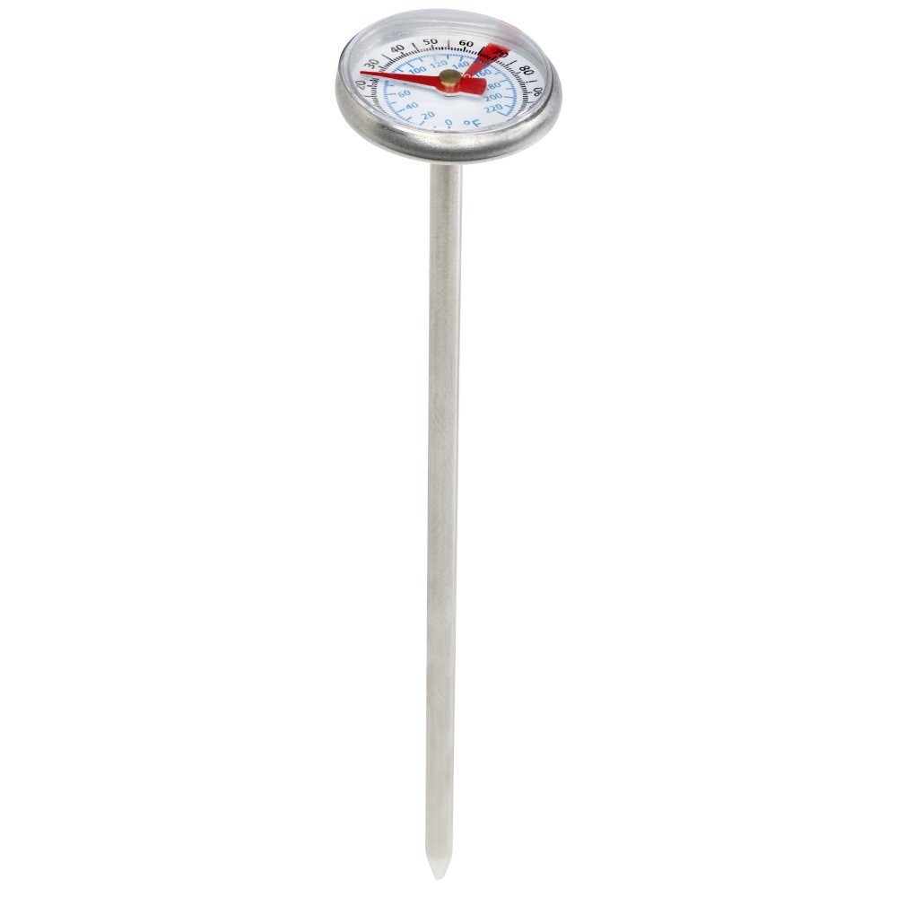 Met Grill-Thermometer, silber (Picknick, Camping, Grillen)
