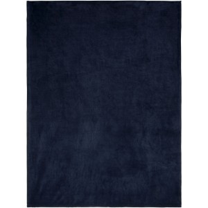 Bay extra soft coral fleece plaid blanket, Dark Blue (Blanket)