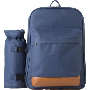 Polyester (600D) picnic rucksack Allison, blue (Picnic, camping, grill)