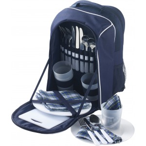 Picknick-Rucksack aus Polyester Neo, Blau
