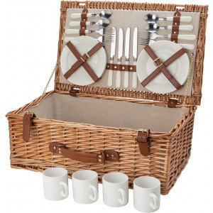 Picknickkorb fr 4 Personen Levin, Braun